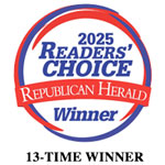 2025 Reader's Choice | Republican Herald Winner | 13-Time Winner